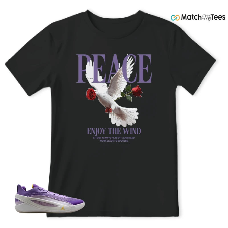 NIKE JORDAN LUKA 5 LAKERS SNEAKER Matching Tees t-shirt