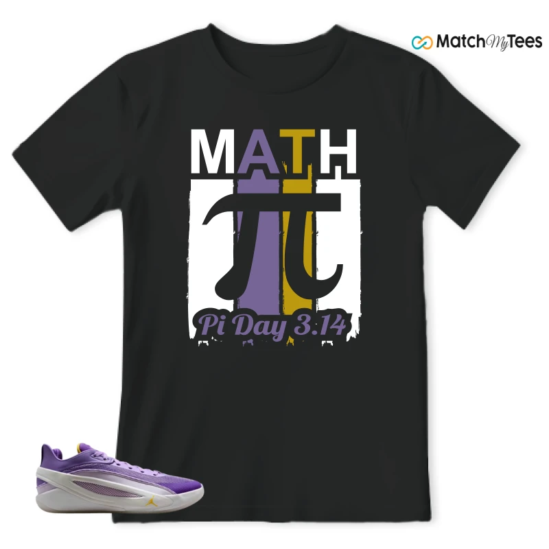 NIKE JORDAN LUKA 5 LAKERS SNEAKER Matching Tees t-shirt