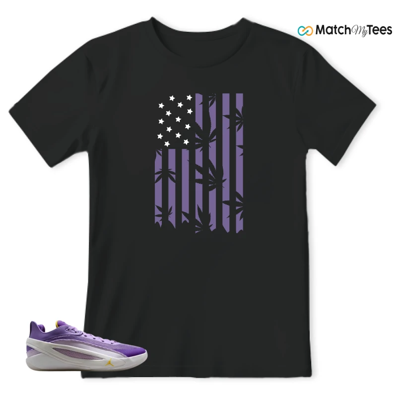 NIKE JORDAN LUKA 5 LAKERS SNEAKER Matching Tees t-shirt