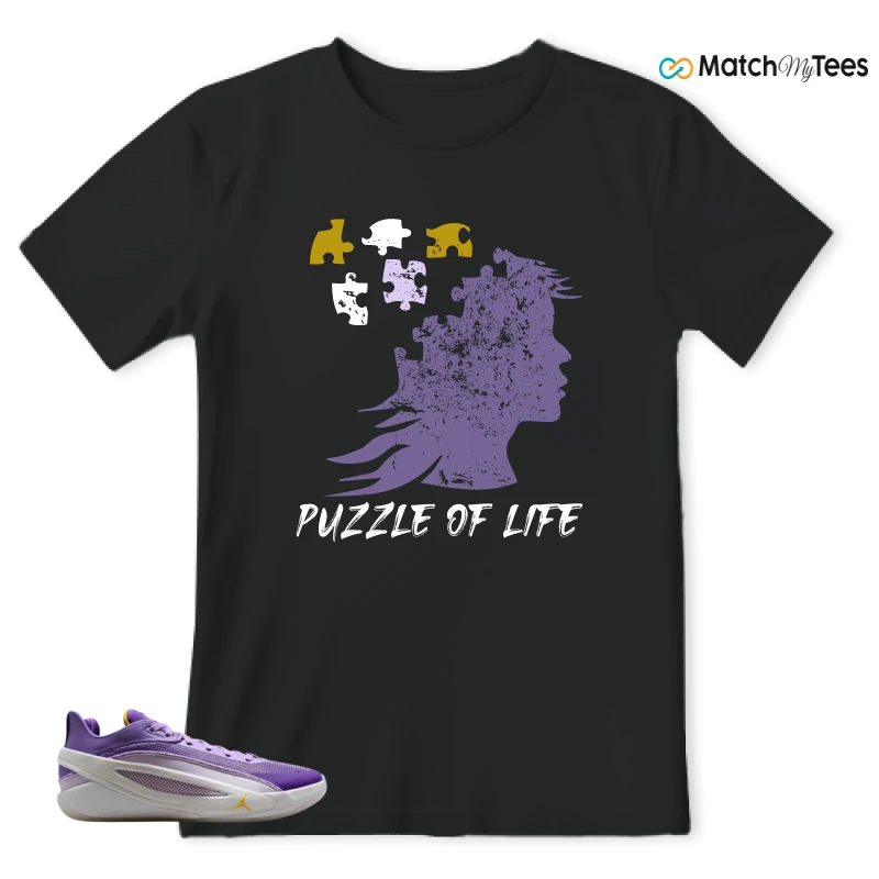 NIKE JORDAN LUKA 5 LAKERS SNEAKER Matching Tees t-shirt