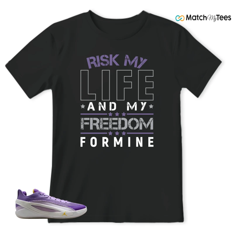 NIKE JORDAN LUKA 5 LAKERS SNEAKER Matching Tees t-shirt