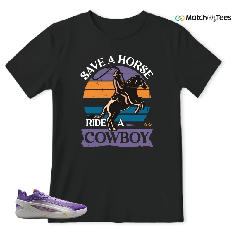 NIKE JORDAN LUKA 5 LAKERS SNEAKER Matching Tees t-shirt