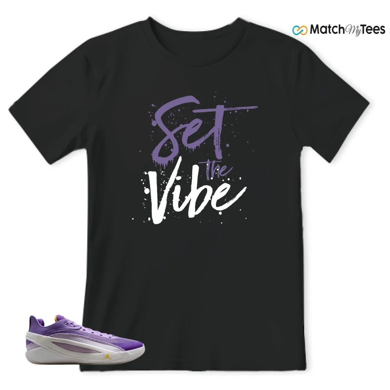 NIKE JORDAN LUKA 5 LAKERS SNEAKER Matching Tees t-shirt