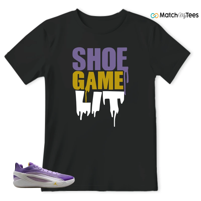 NIKE JORDAN LUKA 5 LAKERS SNEAKER Matching Tees t-shirt