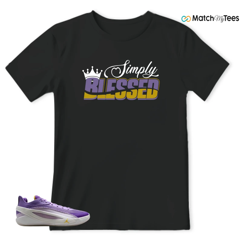 NIKE JORDAN LUKA 5 LAKERS SNEAKER Matching Tees t-shirt