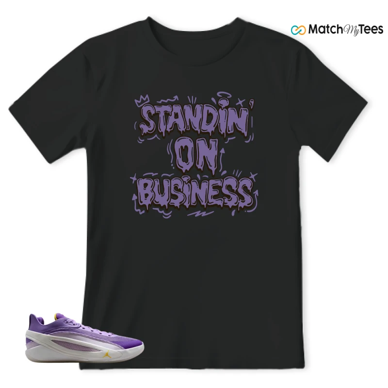 NIKE JORDAN LUKA 5 LAKERS SNEAKER Matching Tees t-shirt