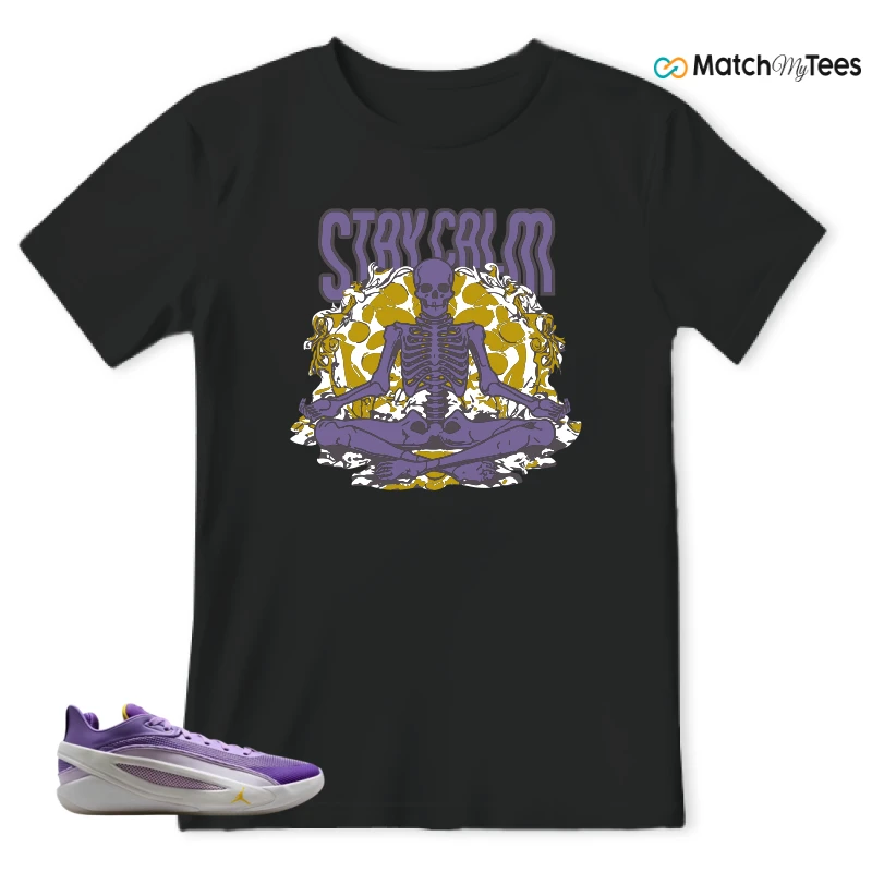 NIKE JORDAN LUKA 5 LAKERS SNEAKER Matching Tees t-shirt