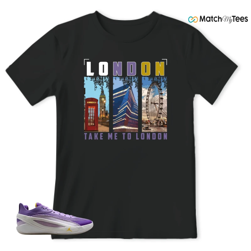 NIKE JORDAN LUKA 5 LAKERS SNEAKER Matching Tees t-shirt