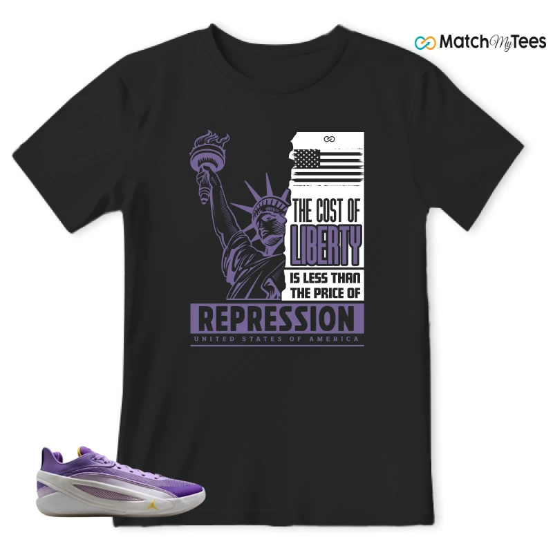 NIKE JORDAN LUKA 5 LAKERS SNEAKER Matching Tees t-shirt