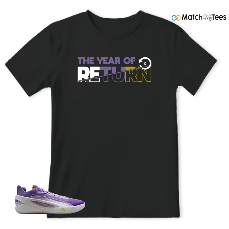 NIKE JORDAN LUKA 5 LAKERS SNEAKER Matching Tees t-shirt
