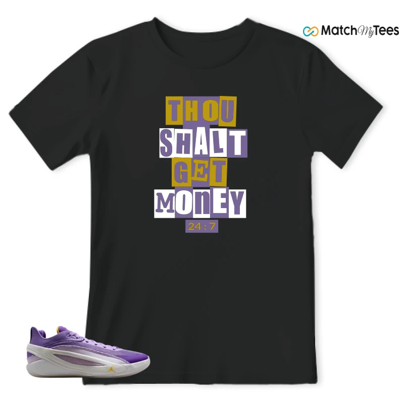 NIKE JORDAN LUKA 5 LAKERS SNEAKER Matching Tees t-shirt