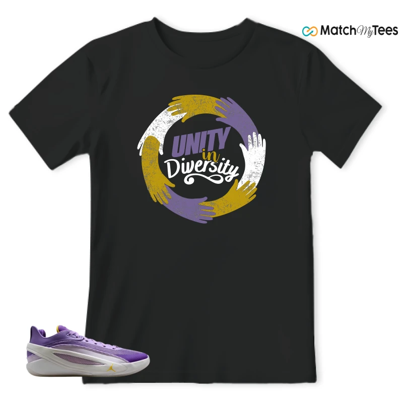 NIKE JORDAN LUKA 5 LAKERS SNEAKER Matching Tees t-shirt
