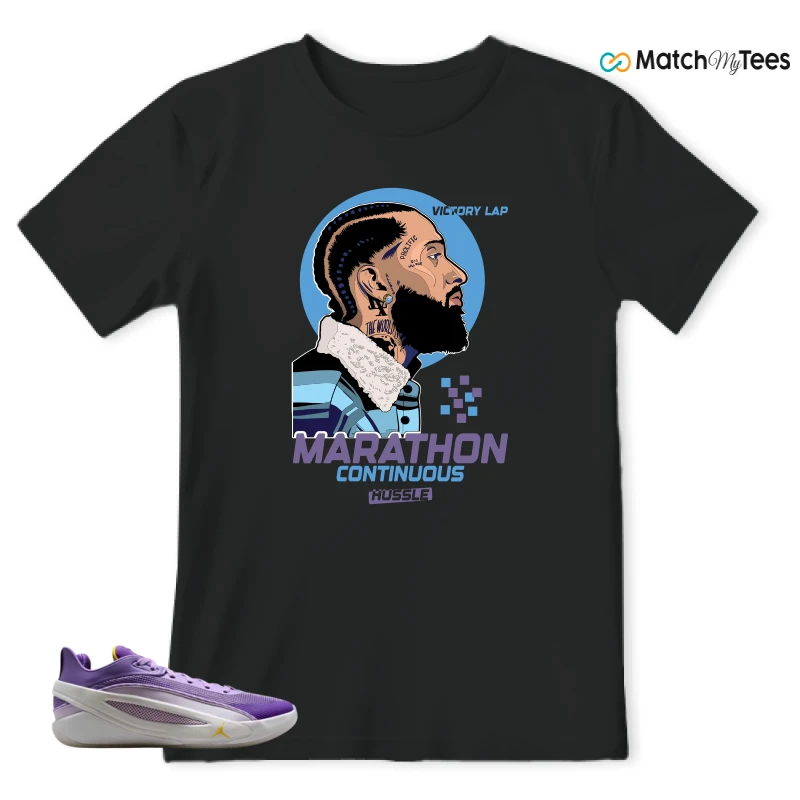 NIKE JORDAN LUKA 5 LAKERS SNEAKER Matching Tees t-shirt