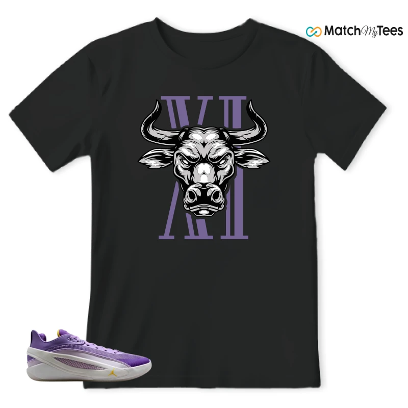 NIKE JORDAN LUKA 5 LAKERS SNEAKER Matching Tees t-shirt