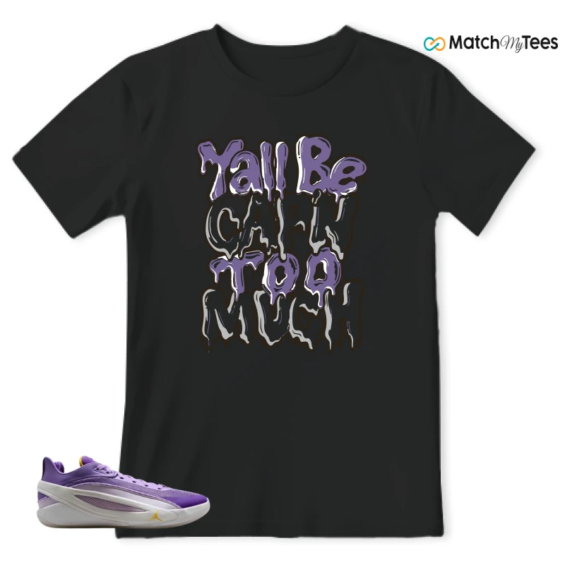 NIKE JORDAN LUKA 5 LAKERS SNEAKER Matching Tees t-shirt