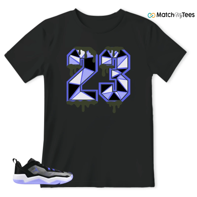 NIKE JORDAN ONE TAKE 4 PF PURPLE BLACK SNEAKER Matching Tees t-shirt