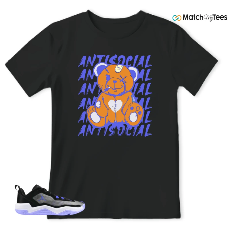 NIKE JORDAN ONE TAKE 4 PF PURPLE BLACK SNEAKER Matching Tees t-shirt