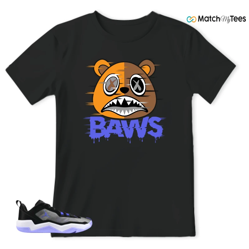NIKE JORDAN ONE TAKE 4 PF PURPLE BLACK SNEAKER Matching Tees t-shirt