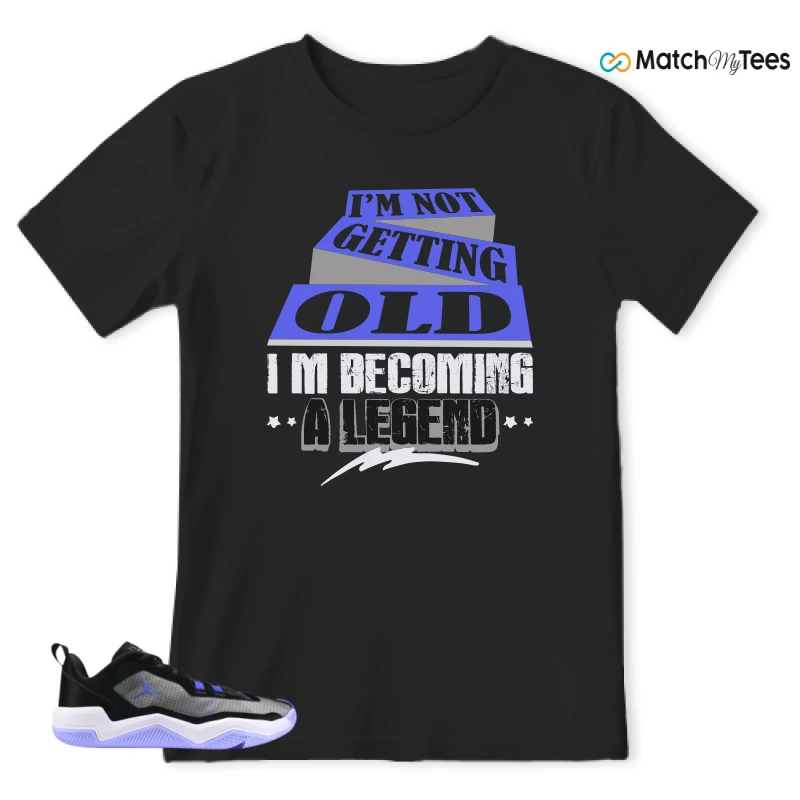 NIKE JORDAN ONE TAKE 4 PF PURPLE BLACK SNEAKER Matching Tees t-shirt
