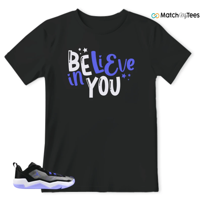 NIKE JORDAN ONE TAKE 4 PF PURPLE BLACK SNEAKER Matching Tees t-shirt
