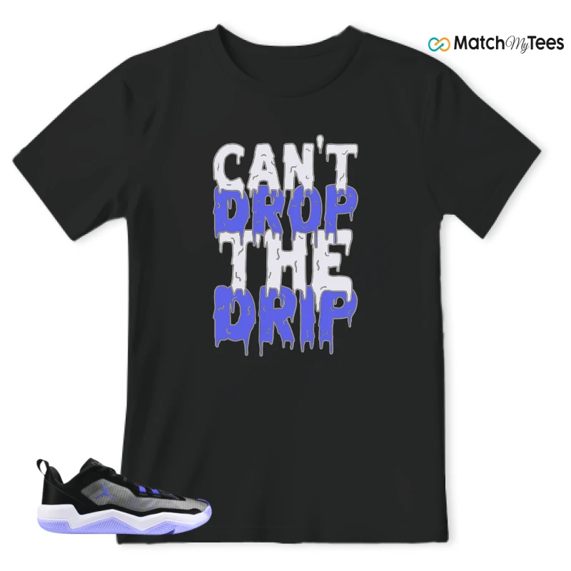 NIKE JORDAN ONE TAKE 4 PF PURPLE BLACK SNEAKER Matching Tees t-shirt