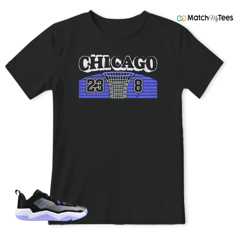 NIKE JORDAN ONE TAKE 4 PF PURPLE BLACK SNEAKER Matching Tees t-shirt