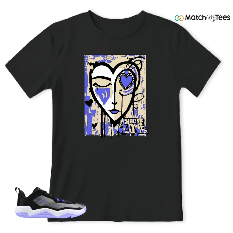 Choose Love Main Black matching T-shirt T-shirt