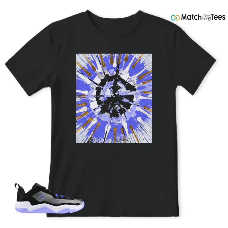 NIKE JORDAN ONE TAKE 4 PF PURPLE BLACK SNEAKER Matching Tees t-shirt