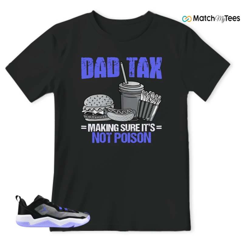NIKE JORDAN ONE TAKE 4 PF PURPLE BLACK SNEAKER Matching Tees t-shirt