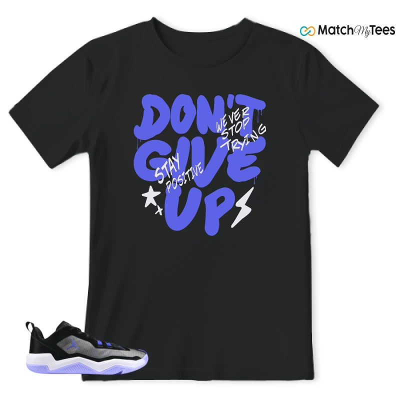 NIKE JORDAN ONE TAKE 4 PF PURPLE BLACK SNEAKER Matching Tees t-shirt
