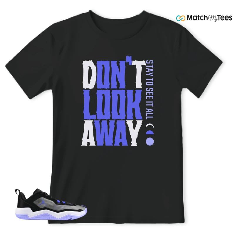 NIKE JORDAN ONE TAKE 4 PF PURPLE BLACK SNEAKER Matching Tees t-shirt