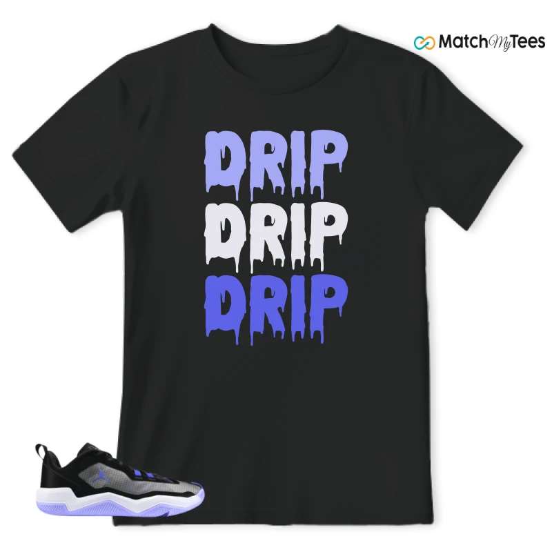 NIKE JORDAN ONE TAKE 4 PF PURPLE BLACK SNEAKER Matching Tees t-shirt