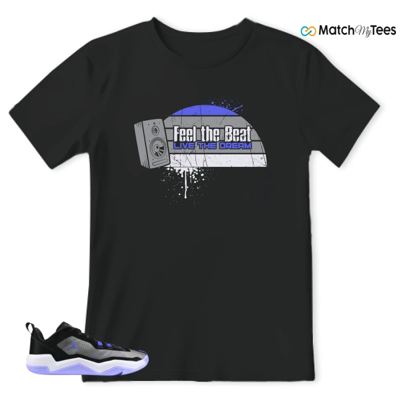 NIKE JORDAN ONE TAKE 4 PF PURPLE BLACK SNEAKER Matching Tees t-shirt