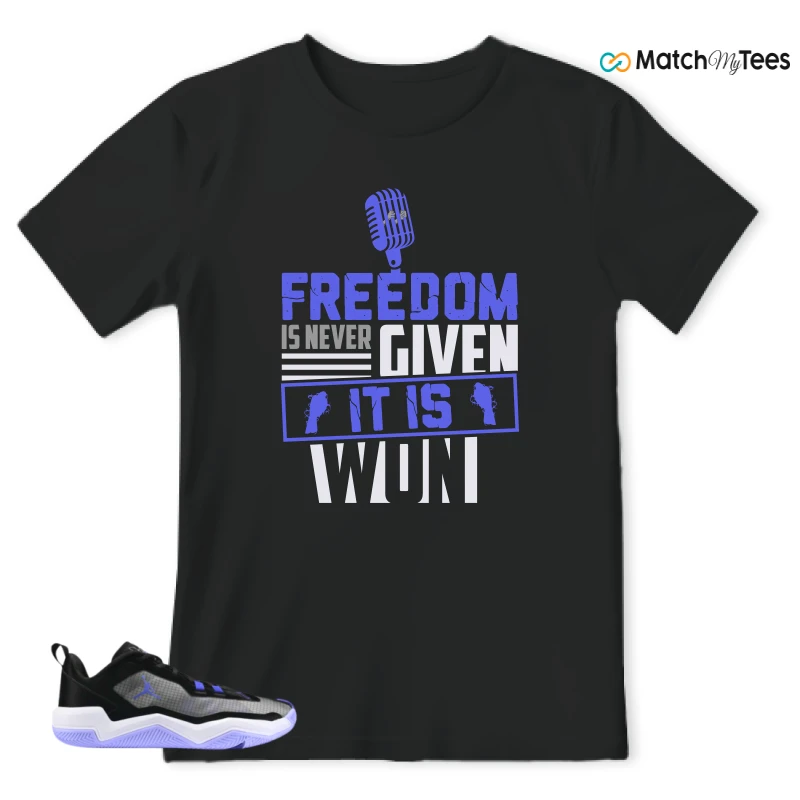 NIKE JORDAN ONE TAKE 4 PF PURPLE BLACK SNEAKER Matching Tees t-shirt