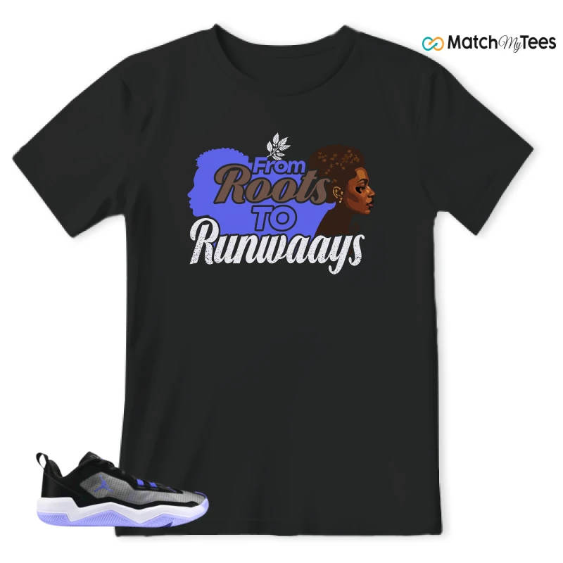 NIKE JORDAN ONE TAKE 4 PF PURPLE BLACK SNEAKER Matching Tees t-shirt