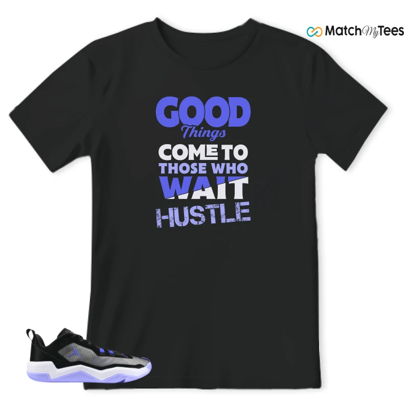 NIKE JORDAN ONE TAKE 4 PF PURPLE BLACK SNEAKER Matching Tees t-shirt