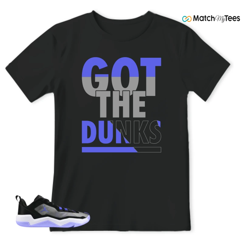 NIKE JORDAN ONE TAKE 4 PF PURPLE BLACK SNEAKER Matching Tees t-shirt
