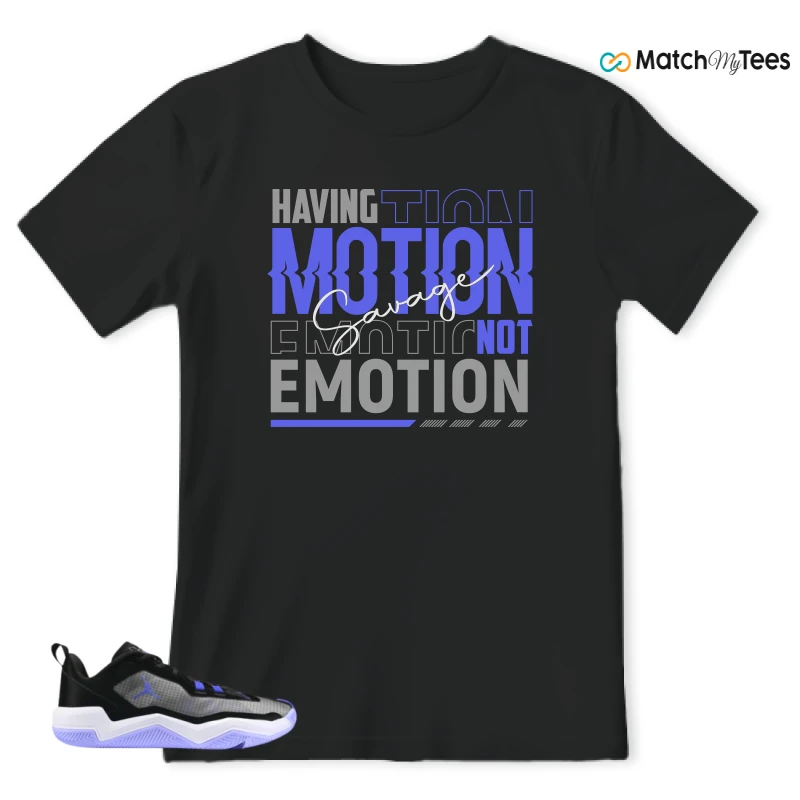 NIKE JORDAN ONE TAKE 4 PF PURPLE BLACK SNEAKER Matching Tees t-shirt