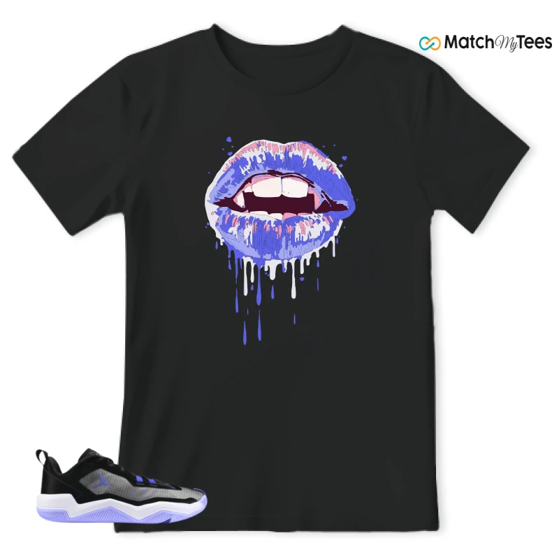NIKE JORDAN ONE TAKE 4 PF PURPLE BLACK SNEAKER Matching Tees t-shirt