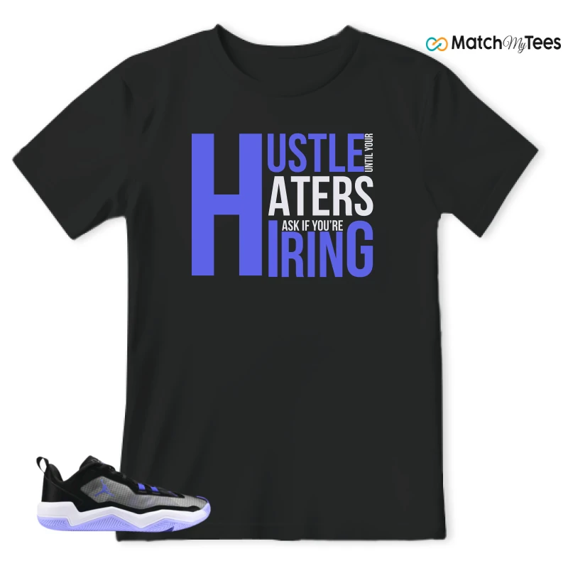 NIKE JORDAN ONE TAKE 4 PF PURPLE BLACK SNEAKER Matching Tees t-shirt