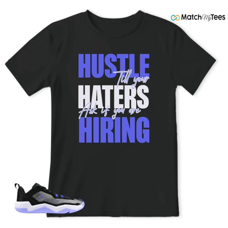 NIKE JORDAN ONE TAKE 4 PF PURPLE BLACK SNEAKER Matching Tees t-shirt
