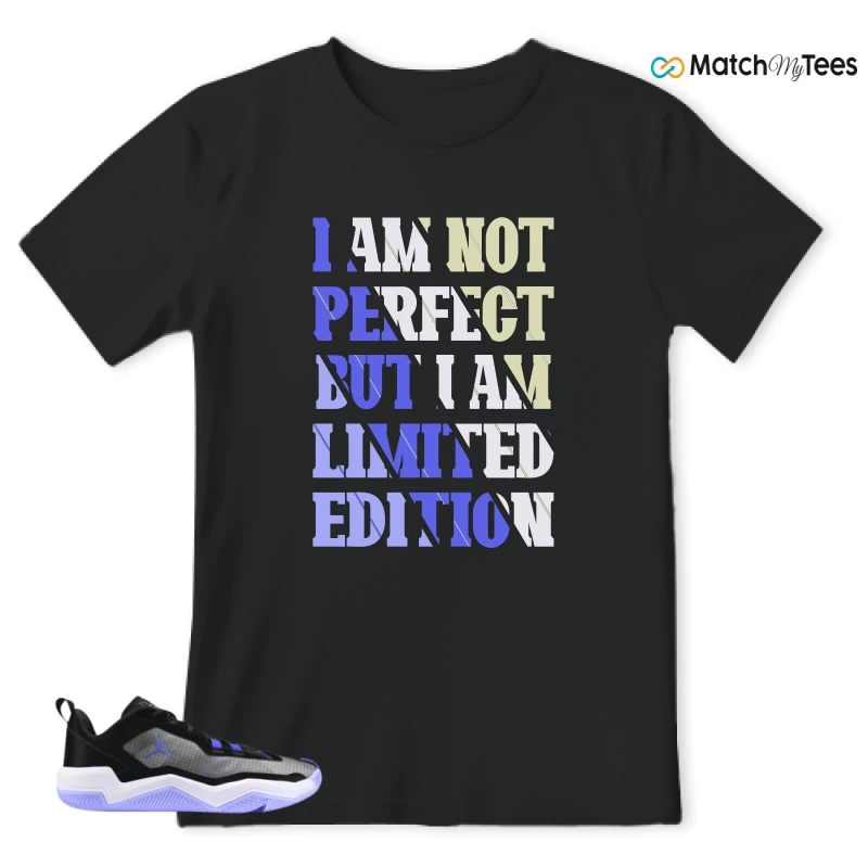 I Am Not Perfect Black matching T-shirt T-shirt