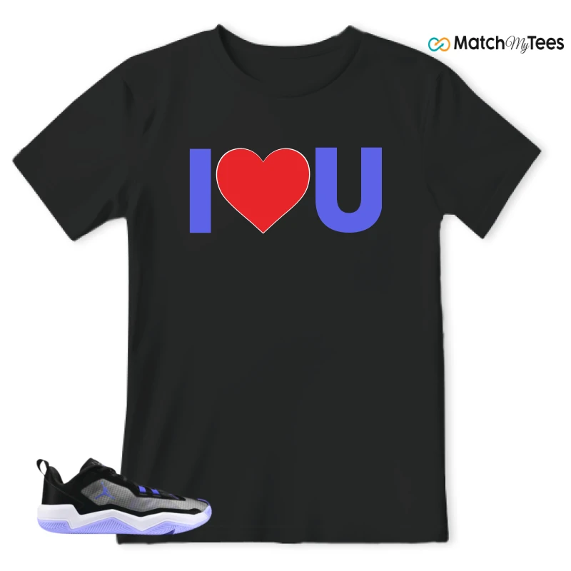 NIKE JORDAN ONE TAKE 4 PF PURPLE BLACK SNEAKER Matching Tees t-shirt