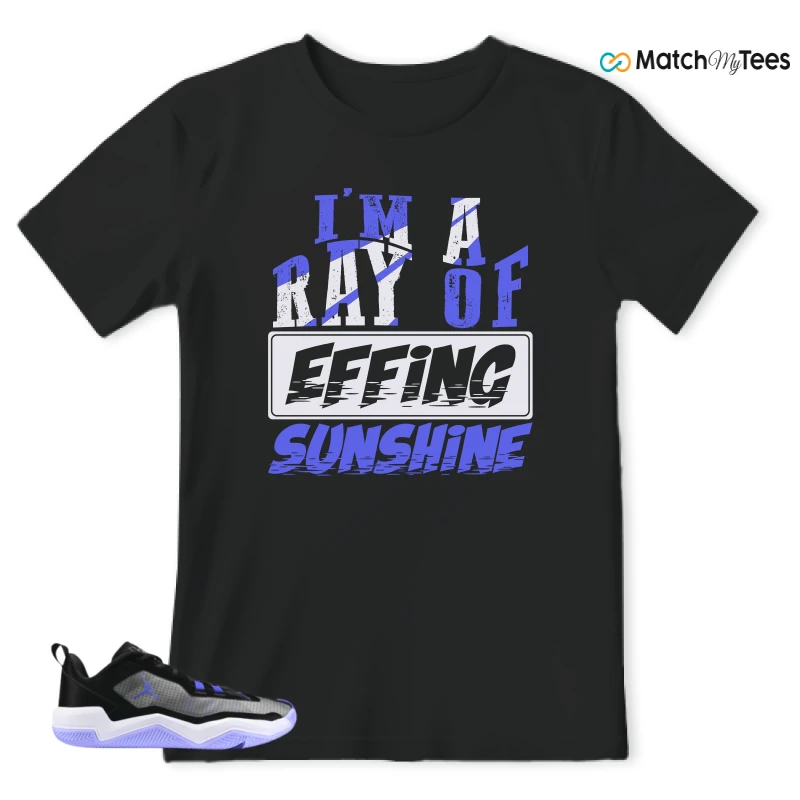 NIKE JORDAN ONE TAKE 4 PF PURPLE BLACK SNEAKER Matching Tees t-shirt