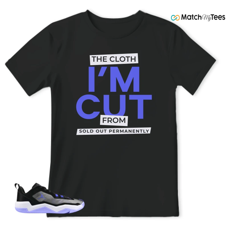 I'm Cut Black matching T-shirt T-shirt