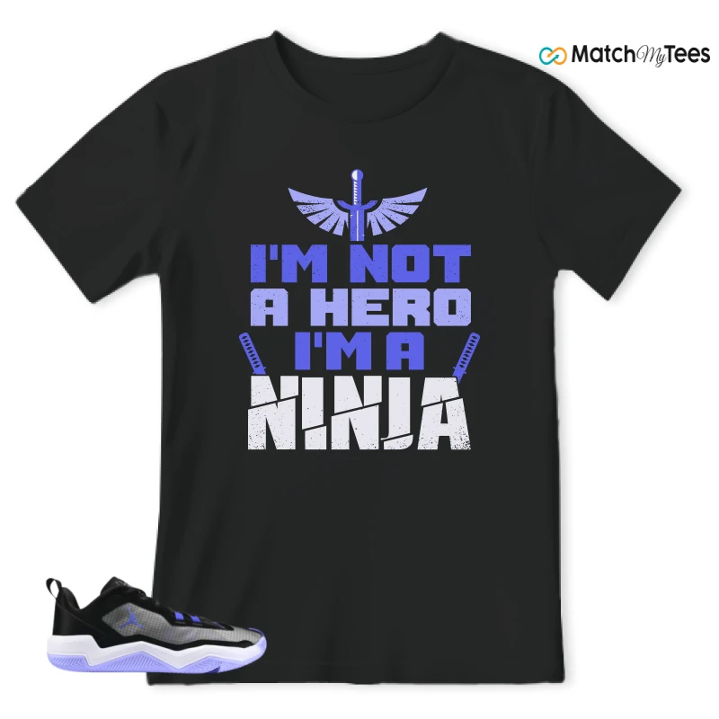 NIKE JORDAN ONE TAKE 4 PF PURPLE BLACK SNEAKER Matching Tees t-shirt