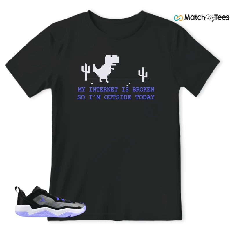 NIKE JORDAN ONE TAKE 4 PF PURPLE BLACK SNEAKER Matching Tees t-shirt