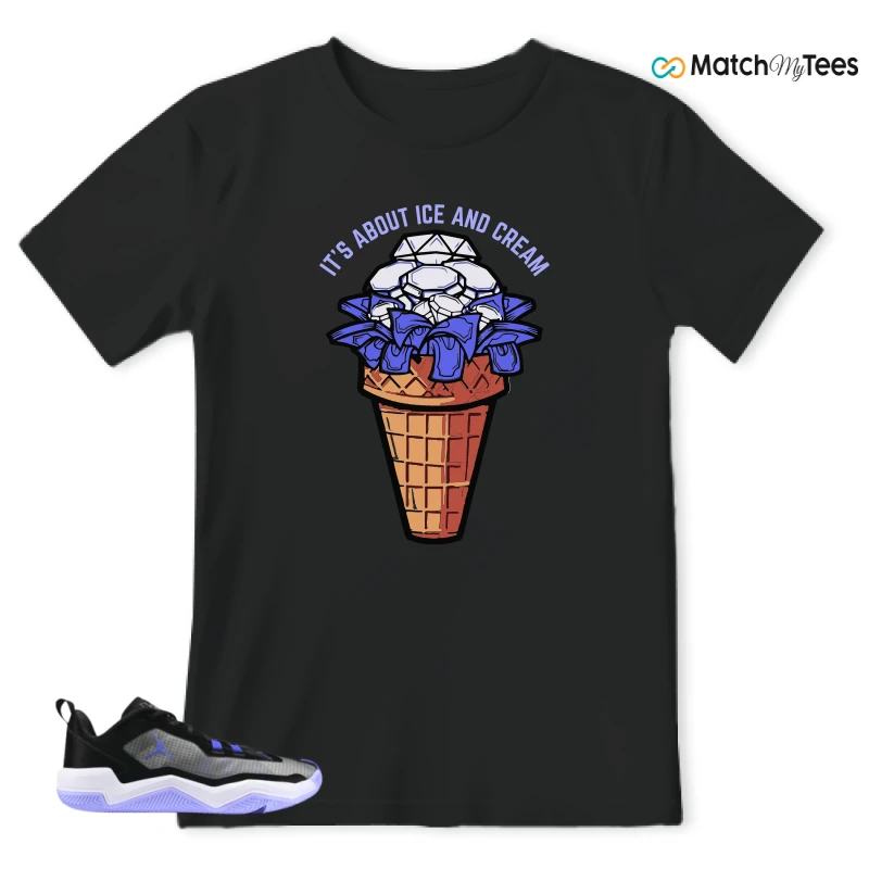 NIKE JORDAN ONE TAKE 4 PF PURPLE BLACK SNEAKER Matching Tees t-shirt