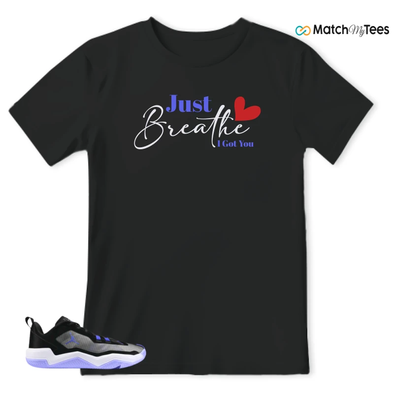 NIKE JORDAN ONE TAKE 4 PF PURPLE BLACK SNEAKER Matching Tees t-shirt