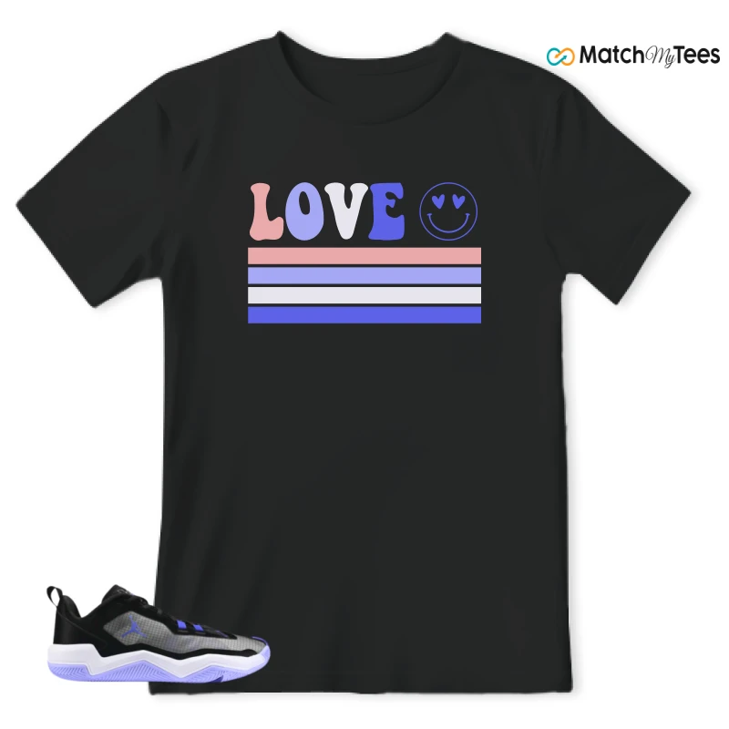 L O V E Black matching T-shirt T-shirt